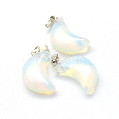 Moon Opalite Pendants G-Q369-11-1