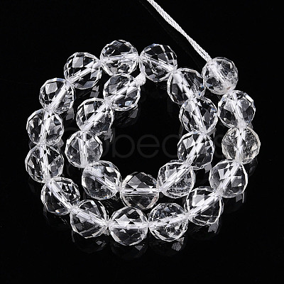 Natural Quartz Crystal Beads Strands G-S345-8mm-35-1