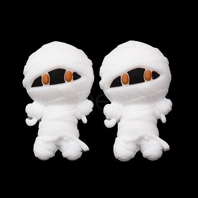 Halloween Silicone Focal Beads SL-CBADC51-13-1