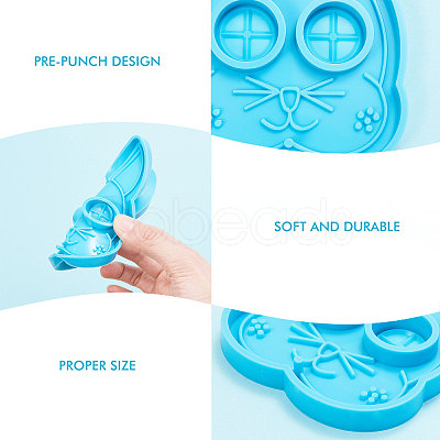 Rabbit Mask Silicone Molds DIY-CJC0001-30-1