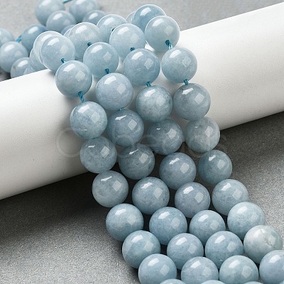 Dyed Natural Malaysia Jade Beads Strands G-G021-02C-20-1