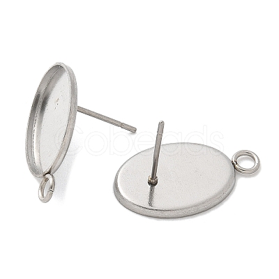 304 Stainless Steel Stud Earring STAS-C117-07P-1