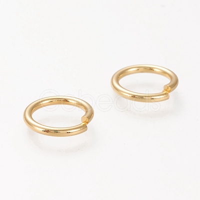 Brass Open Jump Ring KK-L006-017B-G-1