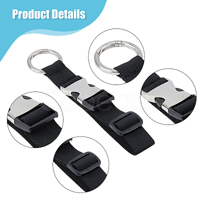 Nylon Adjustable Bag Luggage Straps FIND-WH0418-47P-1