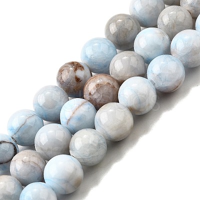 Natural Dyed Marble Beads Strands G-D315-A01-01-8mm-1