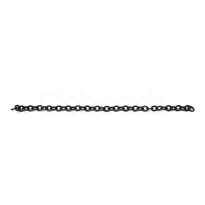Ion Plating(IP) 304 Stainless Steel Cable Chains CHS-WH0007-01B-EB-1