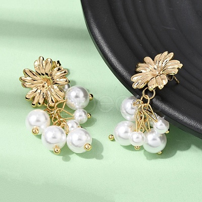 304 Stainless Steel Stud Dangle Earrings SA-CBAF6AD-21G-1