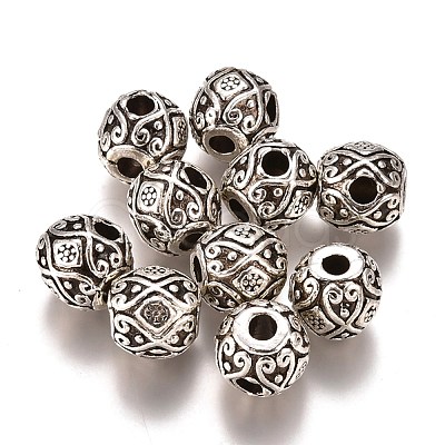 Tibetan Style Alloy Beads PALLOY-I200-04AS-1