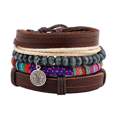 Multi-strand Bracelets BJEW-N0011-008-1
