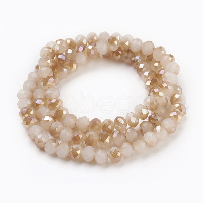 Electroplate Glass Beads Strands LS-GLAA-K027-HR-C04-1