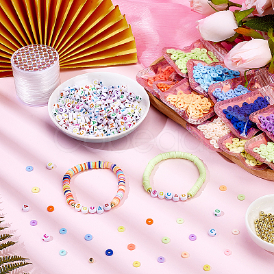 DIY Bracelet Kits CLAY-BM0001-67-1