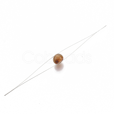 Iron Big Eye Beading Needles TOOL-N006-02-01-1