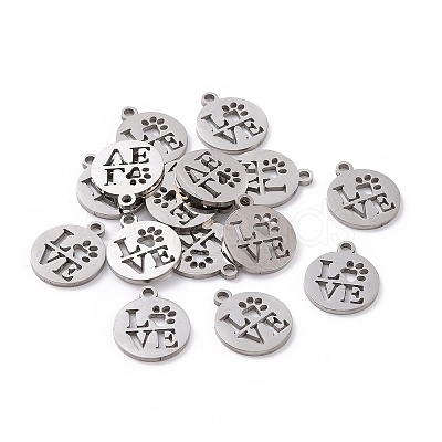 Non-Tarnish 201 Stainless Steel Charms STAS-S105-T057-1