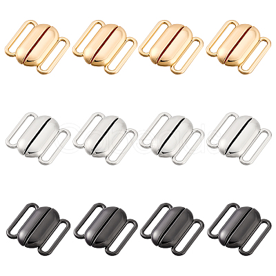 12Pcs 3 Colors Alloy Interlocking Clasps FIND-PH0021-43-1