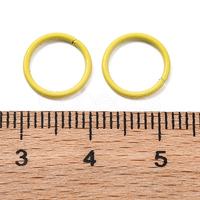 Spray Painted Iron Open Jump Rings LS-IFIN-F149-B13-1