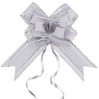 Plastic Bowknot Pull Bows AJEW-WH20064-74D-1