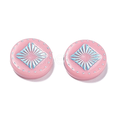 Opaque Acrylic Beads OACR-G016-07J-1