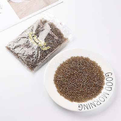 (Repacking Service Available) Glass Seed Beads SEED-C015-4mm-102C-1