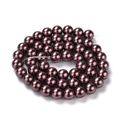 Eco-Friendly Grade A Glass Pearl Beads HY-J002-8mm-HX043-1