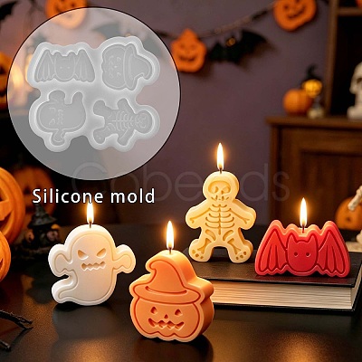 Halloween DIY Silicone Candle Holder Molds SL-CBA2919-01E-1