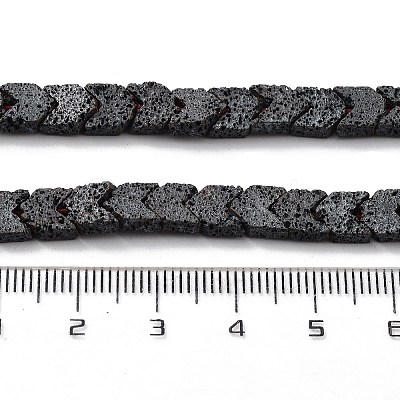 Natural Lava Rock Beads Strands G-H303-C15-1