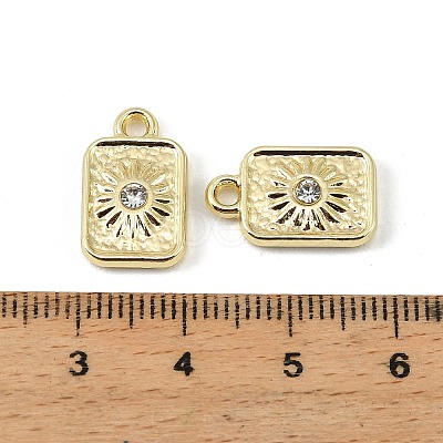 Alloy Rhinestone Pendants FIND-H024-13G-1