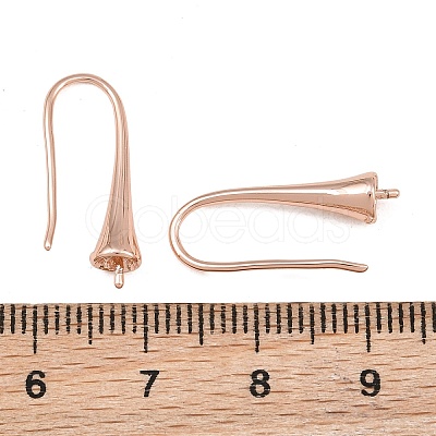 Rack Plating Brass Earring Hooks KK-CBAA482-01RG-1