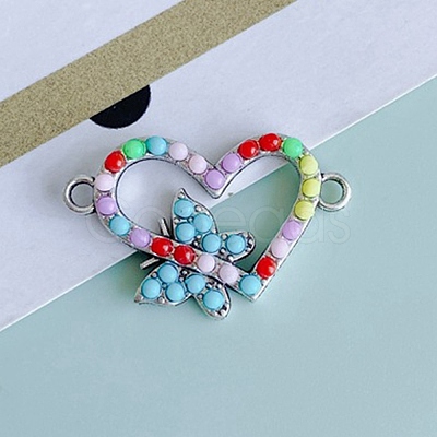 Zinc Alloy Connector Charms LS-FIND-WH0156-22B-1