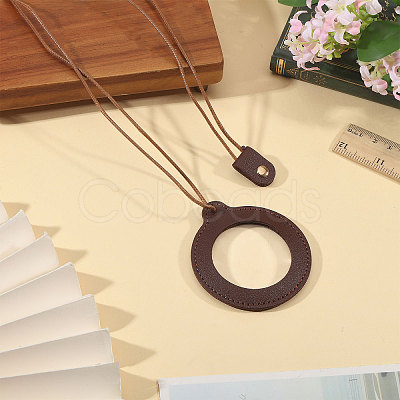 2Pcs Neck Wear Magnifying Glass AJEW-CA0005-27D-1