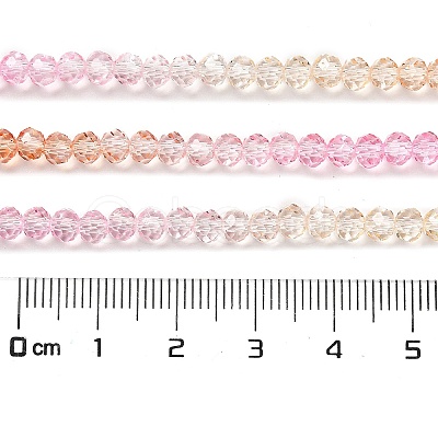 Transparent Painted Glass Beads Strands DGLA-A034-T3mm-A20-1