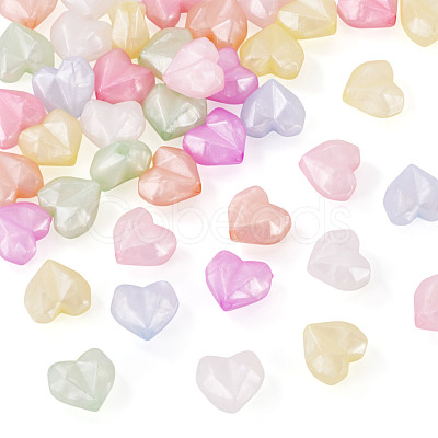 Luminous Transparent Acrylic Beads LACR-TA0001-07B-1