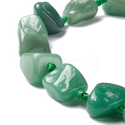 Natural Green Aventurine Beads Strands G-B024-10-1