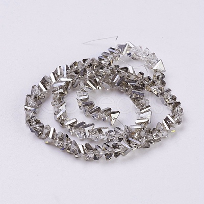 Electroplate Glass Beads Strands EGLA-J146-6mm-PL01-1