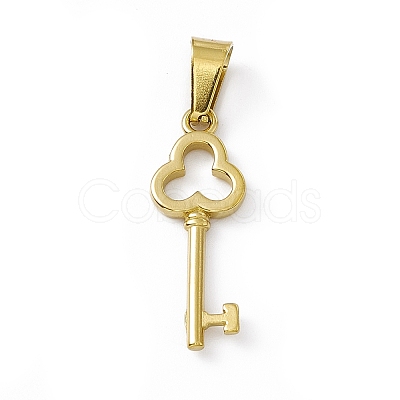 PVD Vacuum Plating 304 Stainless Steel Pendants X-STAS-P315-06G-1