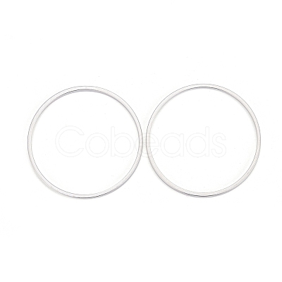 Brass Linking Rings KK-Y003-03H-S-1