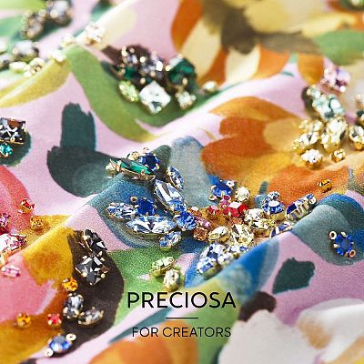 Preciosa® MAXIMA Crystal Fancy Stones Y-PRC-FA6-90300-1