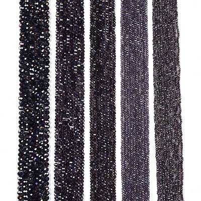 Electroplate Glass Beads Strands LS-EGLA-A044-T3mm-B15-1