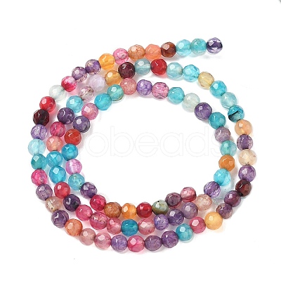 Natural Agate Beads Strands X-G-E469-12X-1