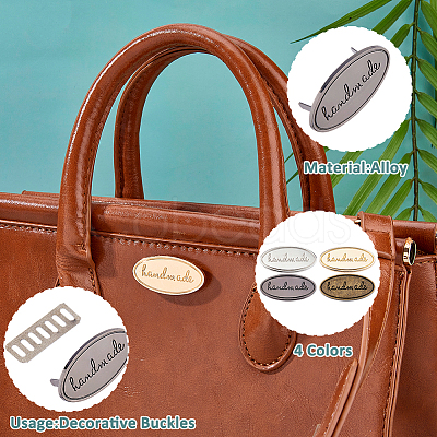 16Pcs 4 Colors Iron Decorative Buckles IFIN-FH0001-93-1