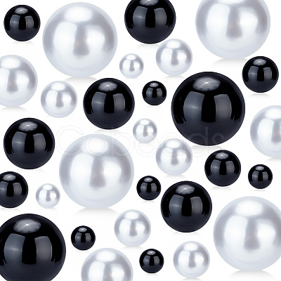 ABS Plastic Imitation Pearl Beads KY-WH0001-029B-1