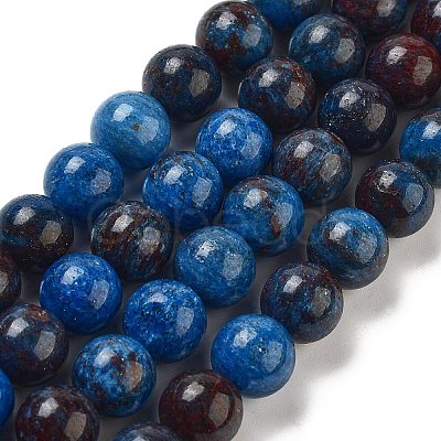 Natural Blue Opal Beads Strands G-H045-A02-6MM-1