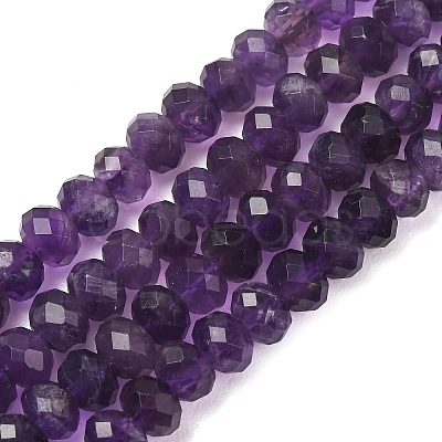 Natural Amethyst Beads Strands GG-CBA59DD-A01-4x6mm-1