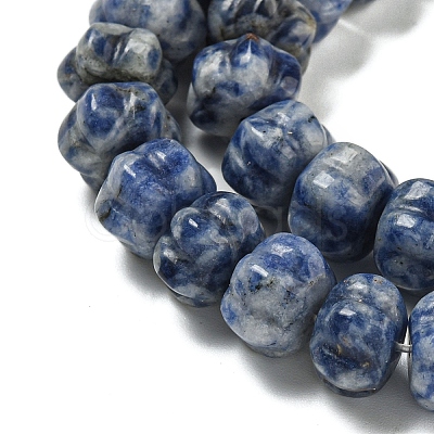 Natural Blue Spot Jasper Beads Strands G-G142-A13-01-1