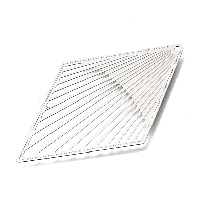 304 Stainless Steel Big Pendants STAS-G396-18P-1