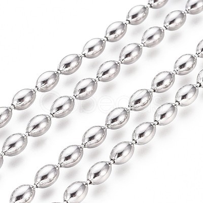 Non-Tarnish 304 Stainless Steel Ball Chains CHS-L024-024A-1