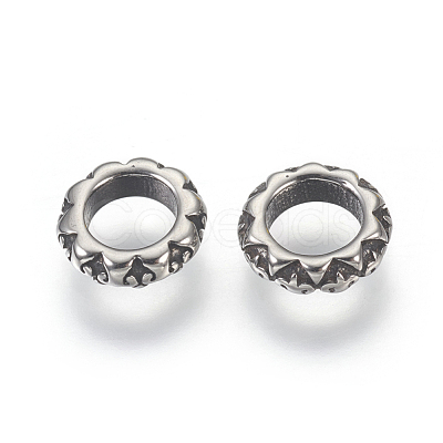 304 Stainless Steel Beads STAS-E446-11AS-1