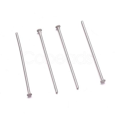 Tarnish Resistant 304 Stainless Steel Flat Head Pins STAS-H358-08C-1