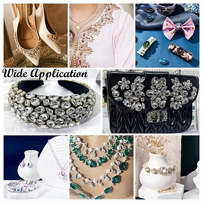 Sew on Rhinestone RGLA-T034-5x10mm-22-1