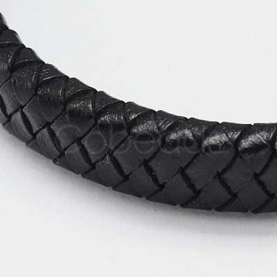 Braided Leather Cord Bracelets BJEW-I200-08-1