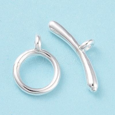 Eco-friendly Brass Toggle Clasps X-KK-D082-12S-1